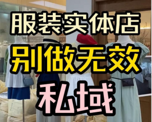 私域模式卖服装，1000人一年销售额10个亿体量的执行细节AQ学堂_资源分享站_资料宝库站_资源宝库站_项目宝藏站艾淇学堂